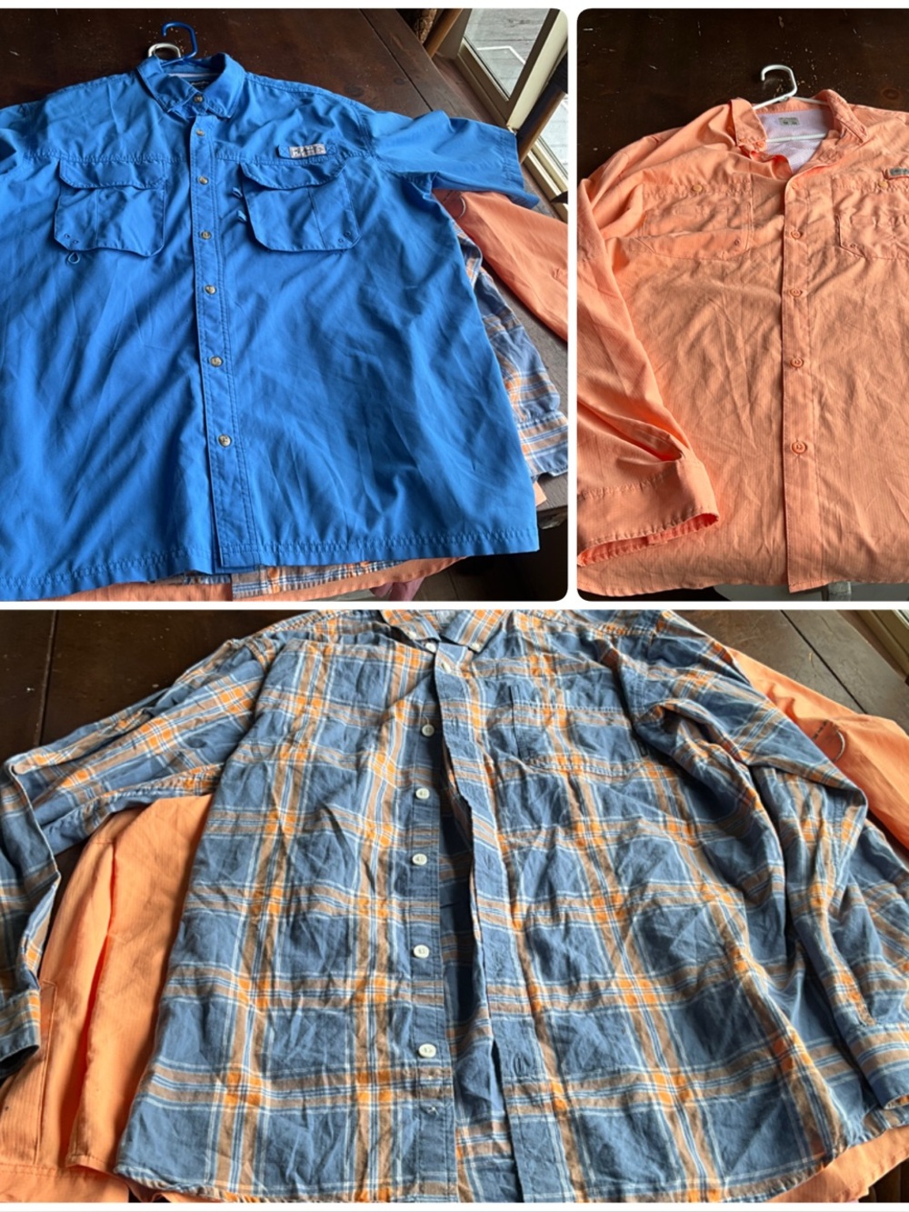 3 piece lot men’s X-Large button ups